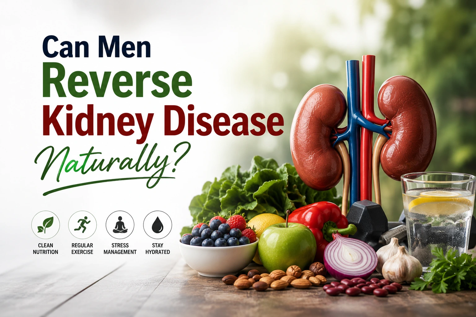Can Men Reverse Kidney Disease Naturally?